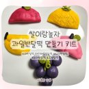 반달 | 주말 집콕놀이 추천｜쌀이랑놀자 과일반달떡 만들기 키트 후기