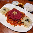 육회한통닭 | 부천 맛집 육회한통닭 신중동 야장 치킨 칼빔면