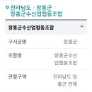 장흥군 조합현황 및 당선자 명단 이미지