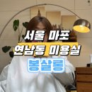 서울 마포 홍대 연남동미용실 헤어커트 잘하는 봉살롱
