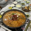 통나무식당 | 태안 게국지 원조 맛집 딴뚝통나무집식당 주말 예약 방문 후기