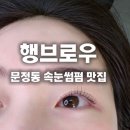 문정동 속눈썹펌 전문가가 제대로 해주는 곳 "행브로우" 방문 솔직후기
