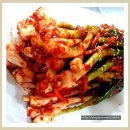 식탁이 즐거워지는 여수돌산갓김치입니다(매콤달콤 쪽파김치 제철입니다) 이미지