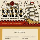 Drunk Sailor Stippling Brushes by RetroSupply 이미지