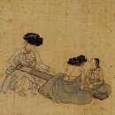 [컬렉션갤러리] 혜원(蕙園) 신윤복(申潤福)의 〈전모 쓴 여인〉 1킬로 골드바~? Nor 850g 구리바~!