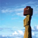 ﻿이스터 섬의 모아이는 왜 푸카오라는 붉은 모자를 써야만 했을까? 이미지