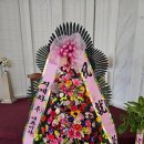 CU상주예식장앞점 | 상주결혼화환｜마리앙스예식장 결혼식 축하3단 화환 배송 후기