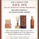 [크랩트리에블린] Save 30% on All Seasonal Home Fragrance + Free Shipping 이미지