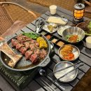 쑈노래연습장 | [홍대] 야장 캠핑 감성 우대 갈비 고깃집 맛집 '육산장 홍대본점' 내돈내산 후기