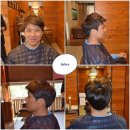 가위손헤어컬렉션 | [수원미용실추천] 자끄데상쥬 망포역점 미용실에서 남편 머리 염색 했어용~^^