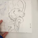 복슬복슬한 강아지 그리기. 앞으로 이런것들도 캔버스에 올릴거니까