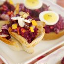 보라빛 샌드위치 이미지