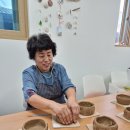 흙으로 예술 만들기 이미지