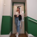 2019 유럽 OOTD : 립합 MISS BUMBUM 힙업엉 찢스키니진 후기 (+립합 엔트망사 긴팔티)
