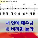 -2007년 예장고신여름성경학교 파워포인트 PPT 악보-08. 내 안에 예수님 빛 비치면 이미지