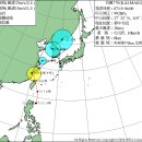 7호태풍 갈매기 정보(한국.일본.미해군) 이미지