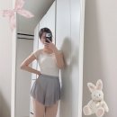 3002 | 성인발레복 취미발레 입문 발롱 레이스 반팔레오타드 화이트 L사이즈 후기 OWC3002