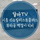 장현경로당 | 시흥 능곡역 장현리슈빌 퍼스트클래스 무타공 벽걸이TV 현장