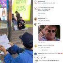 명동도토리캐리커쳐1호점 -캐리커쳐아티스트 샨티작가님 방문 라이브캐리커쳐선물♡