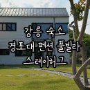 청송굿바들펜션 | 강릉펜션 경포대숙소 스테이허그 애플2호 숙박 상세 후기