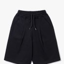 스웨트 원(SWEAT ONE) | 지금부터 입기 좋은 제로 Deep One Tuck Sweat Shorts [Black] - 2021HS03