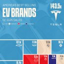 테슬라, 미국 전기차 판매량 50% 가까이 차지하며 여전히 우세 이미지