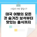 동남약품(주) | 태국 여행의 모든 것: 숨겨진 보석부터 맛있는 음식까지