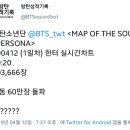 방탄소년단 ＜MAP OF THE SOUL : PERSONA＞ 초동 60만장 돌파 이미지