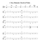 C Key Diatonic Chord &amp; Waltz 응용 이미지