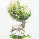 컬러풀 수채화 이미지