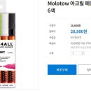 Molotow 아크릴 페인트 마카 2mm (네온) 6색 이미지