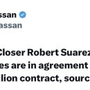 로버트 수아레즈 3-45 애틀랜타행 이미지