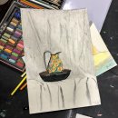 퇴근 후 힐링, 성수동 취미미미술학원에서 그림 그려봤어요 [이차원작업실 3AAA미술 성수]