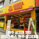 원주 상지대 맛집 코브라독스 원주 상지대점 방문후기