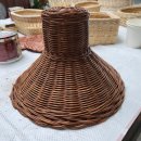 라탄 전등갓 짜기 이미지