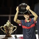 Federer beats Djokovic to win Swiss Indoors title (페더러, 스위스실내테니스대회 우승) 이미지