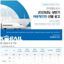 한국철도공사 2023년도 상반기 채용형 인턴 채용(~2월 15일) 이미지