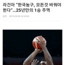 농구월드컵 마친 라건아 "한국농구 모든것 바꿔야한다" 이미지