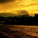 황금빛 노을 이미지