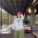 [데일리룩] 커먼즈(COMMONZ), 베어 맨투맨 멜란지 리뷰 l 커플룩 l 캐주얼룩 l 여자코디