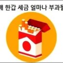 담배 한갑 세금 얼마나 부과될까 이미지