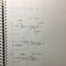NOR만의 회로 NAND만의 회로 이미지