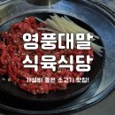 영양식육식당 | [경북/영천] 신선해서 더 맛있었던 육회, 가성비 좋은 소고기 맛집 영풍대말식육식당