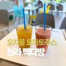빽다방청라sk뷰점 | 빽다방 토마토주스 오자몽 해장음료 주차 편한 청라호수공원점
