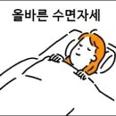 올바른 수면자세 이상적인 베개 높이 이미지