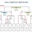 2023년 새만금배 군산시 동호인 축구대회 준결승 대진표 이미지