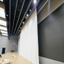 밝은 체육관 | 경기도김포 커튼 학교 체육관 배경 암막커튼 가림막