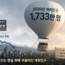 엉터리 도시기본계획 → “과도한 인구 예측 지양 이미지