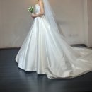 꽃봉우리 | W3. [드레스] 브라이드영 본식 드레스 후기 미카도실크 튜브탑 디자인