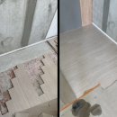 제이미장(J미장) | [애기아빠집수리] 계룡 아파트 냉장고 장 위치 마루 부분보수 시공후기